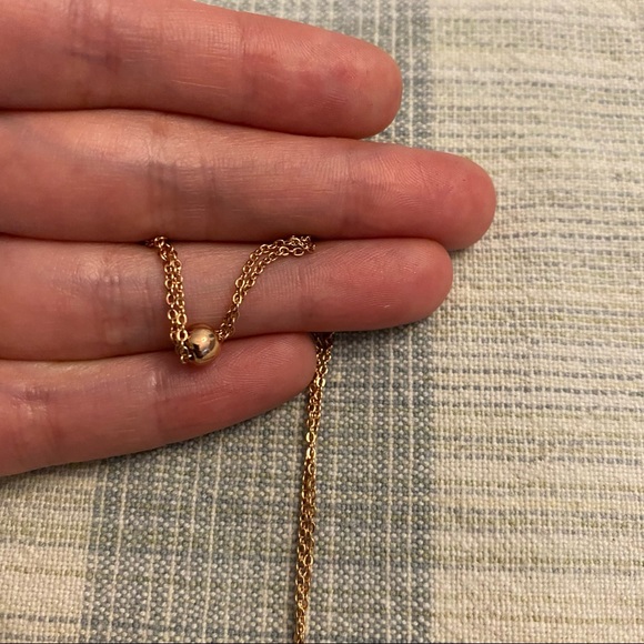 J.Crew Rose Gold Tassel Pendent Long Necklace - Picture 8 of 15